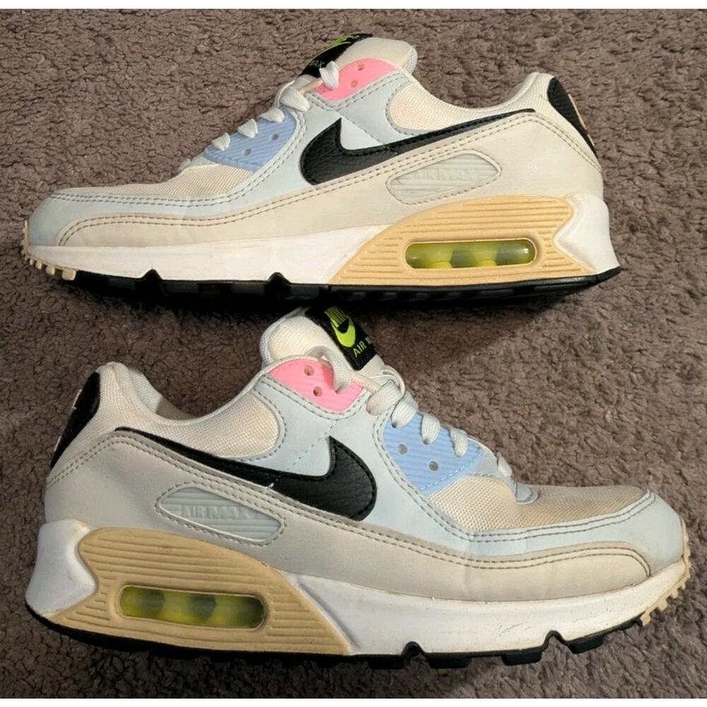 Nike Air Max 90 Multi-Color Pastel DQ0374-100 Women's 7.5